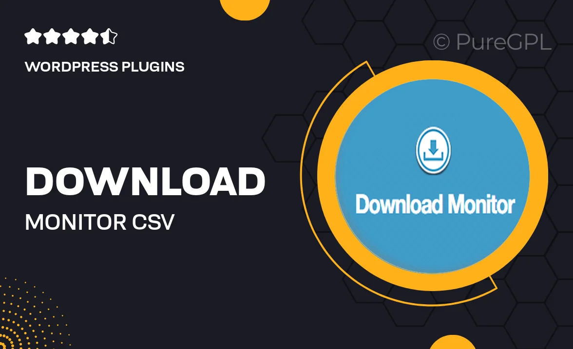 Download monitor | CSV Exporter