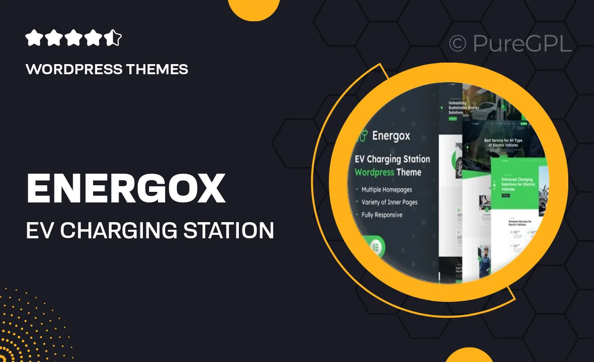 Energox – EV Charging Station WordPress Theme