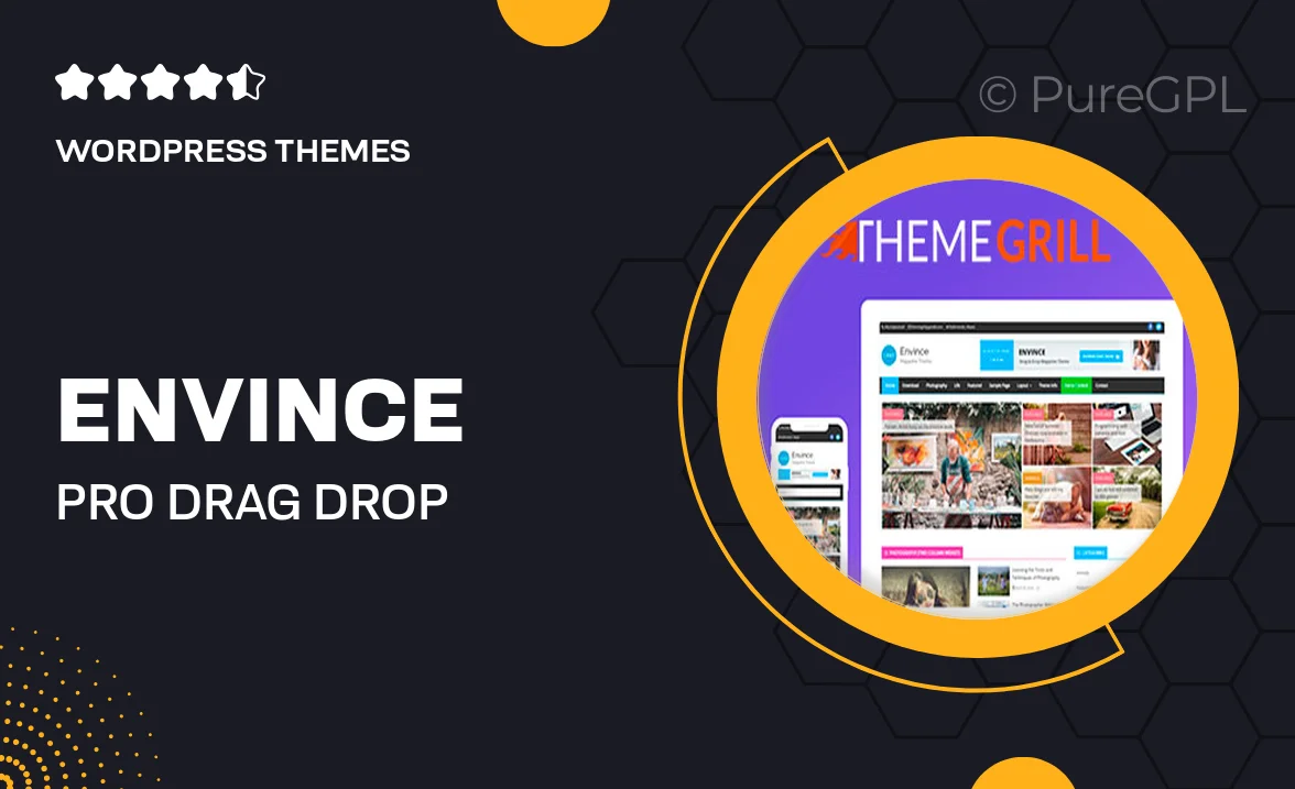 Envince Pro – Drag & Drop Magazine WordPress Theme