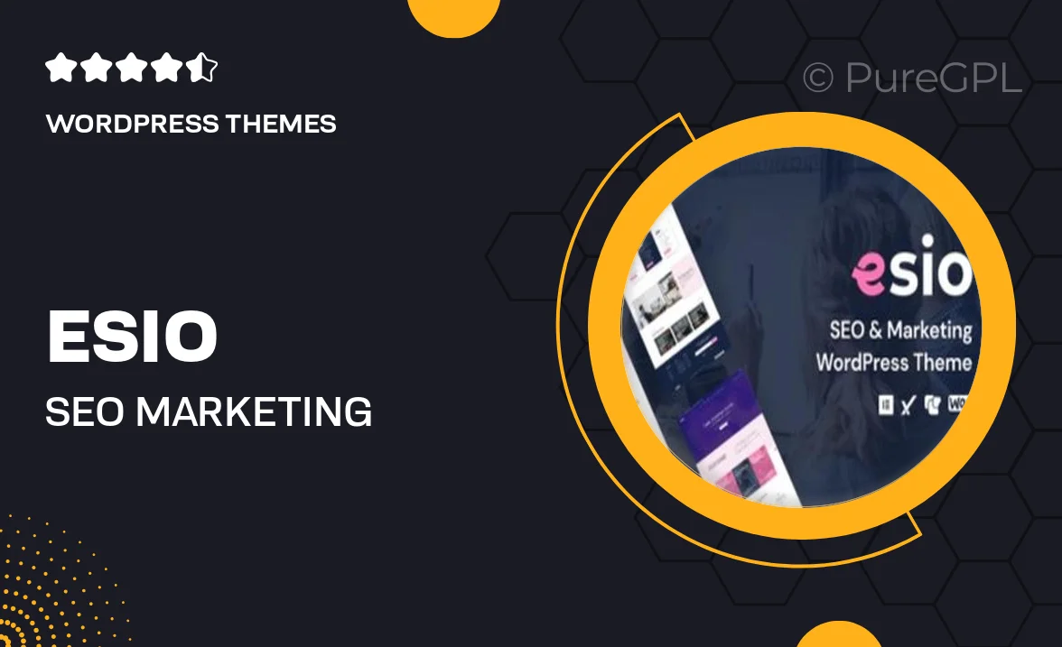 Esio – SEO & Marketing WordPress Theme