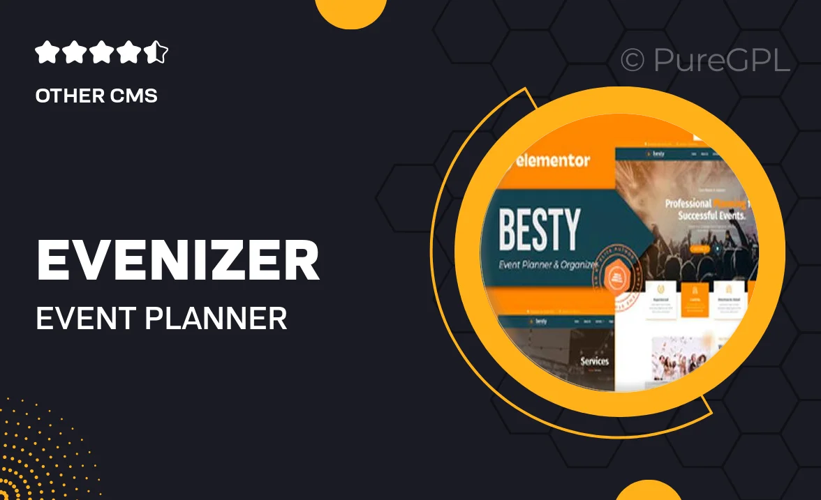 Evenizer – Event Planner & Organizer Elementor Template Kit