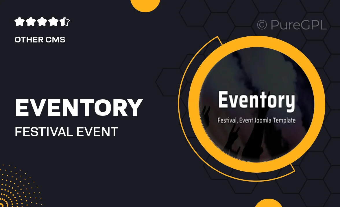 Eventory – Festival, Event Joomla 5 Template