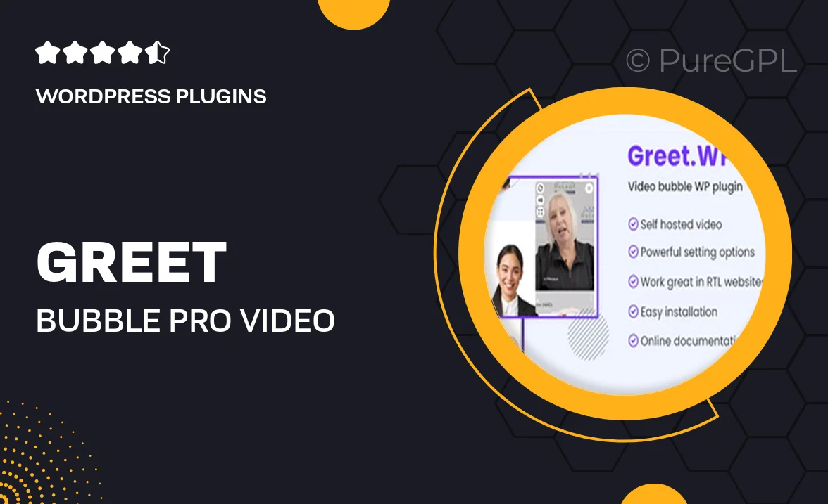 Greet Bubble Pro – Video Bubble WordPress Plugin