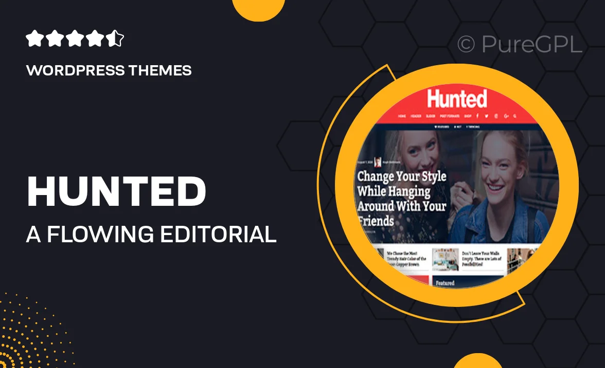 Hunted – A Flowing Editorial Magazine Theme