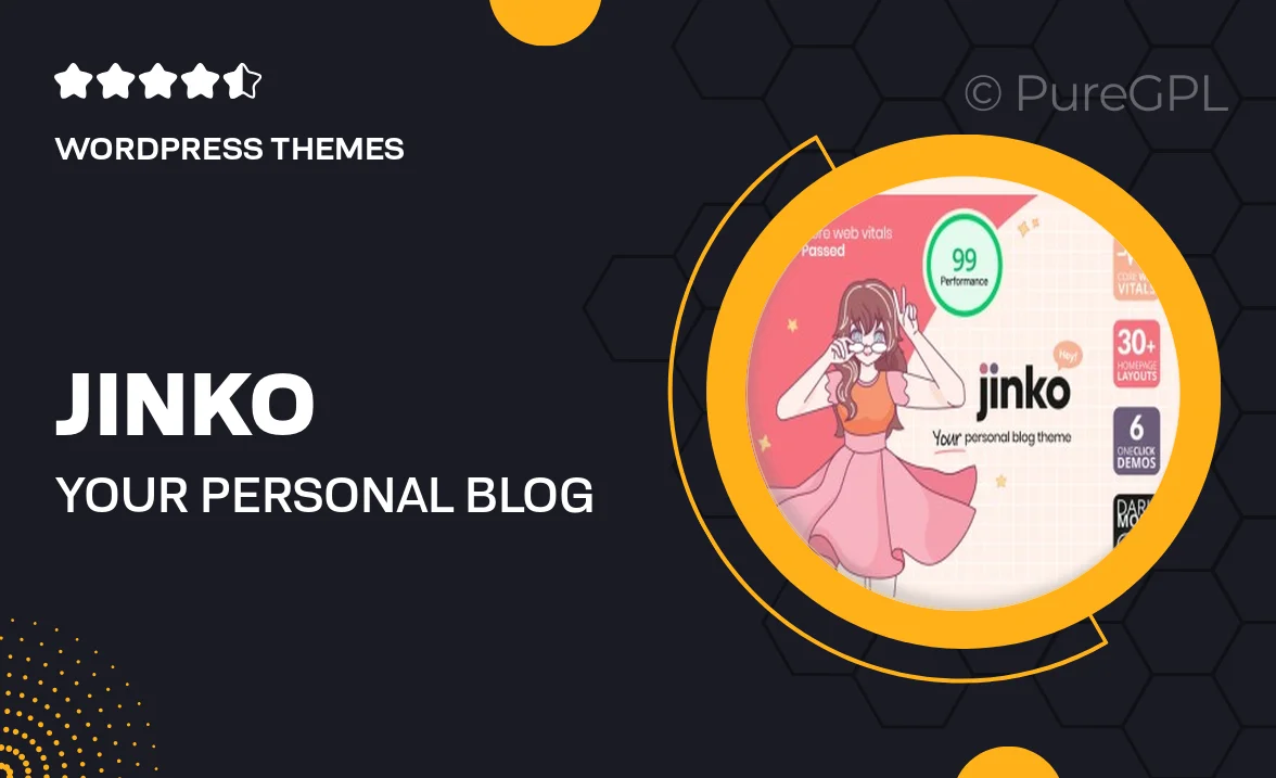 Jinko – Your Personal Blog Theme