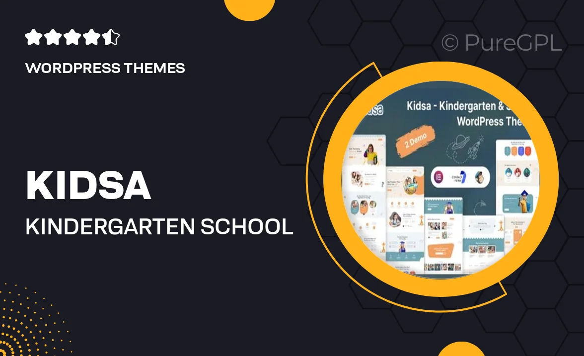 Kidsa – Kindergarten & School WordPress Theme