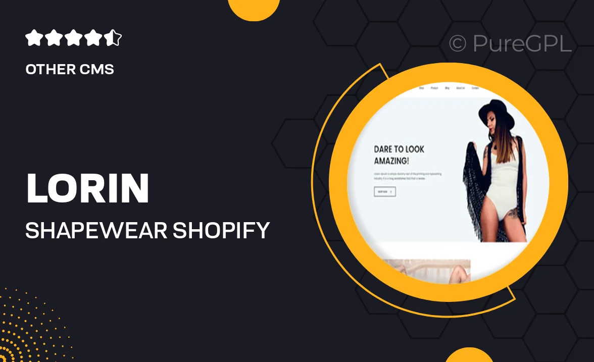 Lorin – Shapewear Shopify Theme