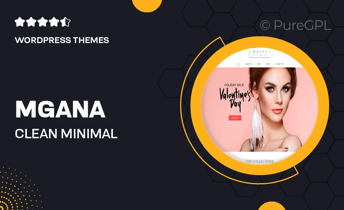 Mgana – Clean, Minimal WooCommerce Theme