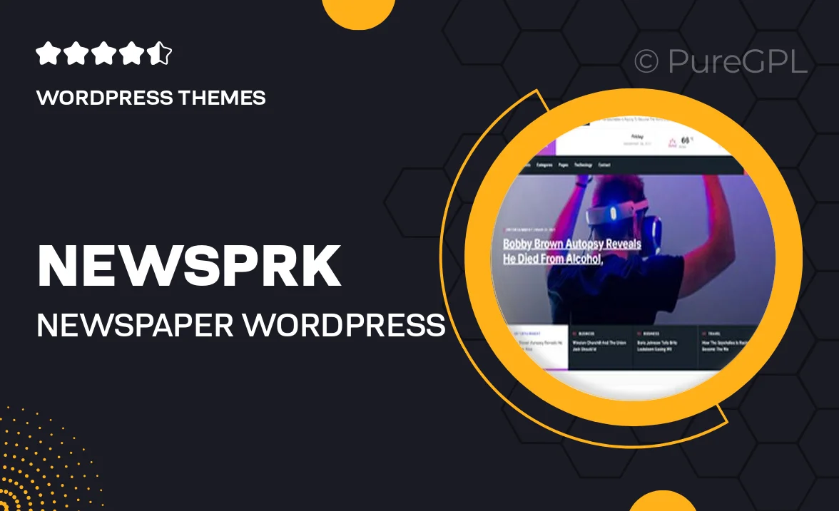 Newsprk – Newspaper WordPress Theme