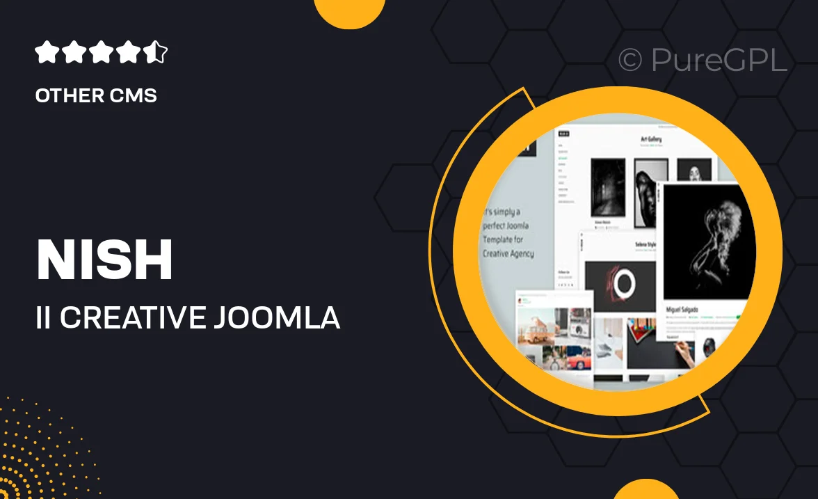 Nish II – Creative Joomla 4 Template