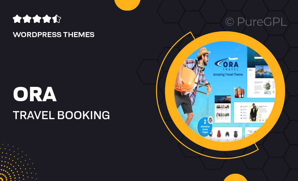 Ora – Travel Booking WordPress Theme