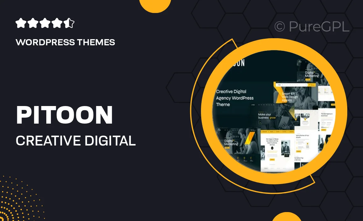 Pitoon – Creative Digital Agency WordPress Theme