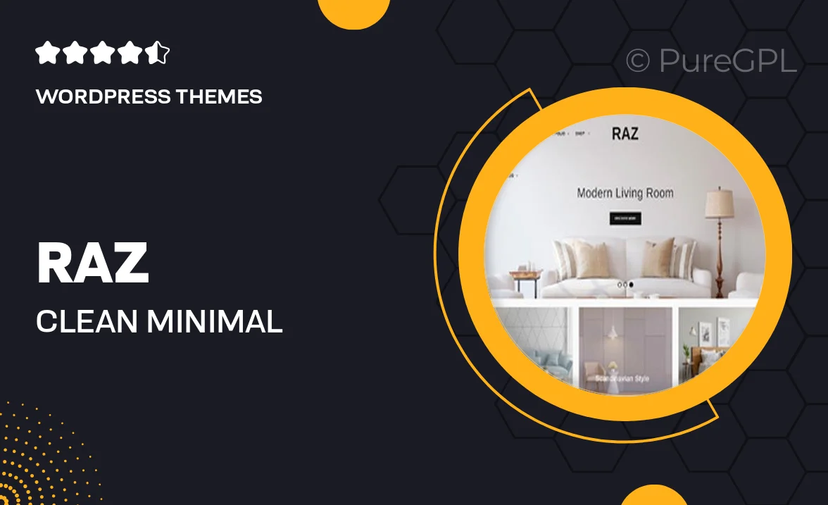 Raz – Clean, minimal WooCommerce Theme