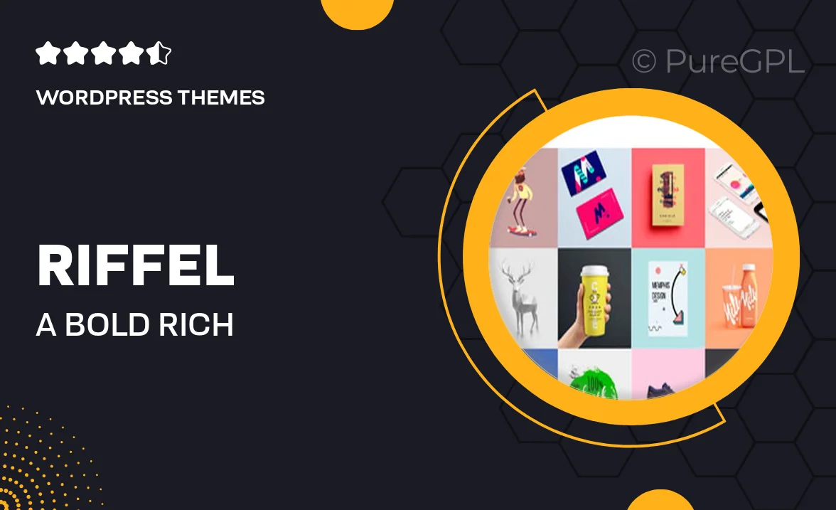 Riffel – A Bold & Rich portfolio Theme