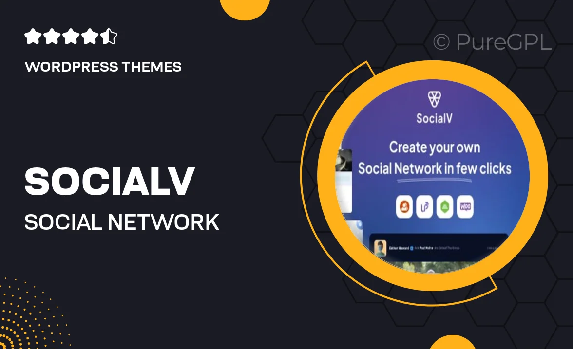 SocialV – Social Network & Community BuddyPress Theme