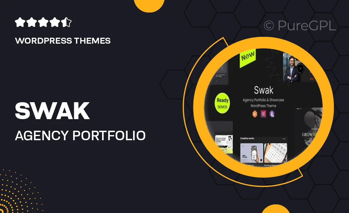 Swak – Agency Portfolio & Showcase WordPress Theme