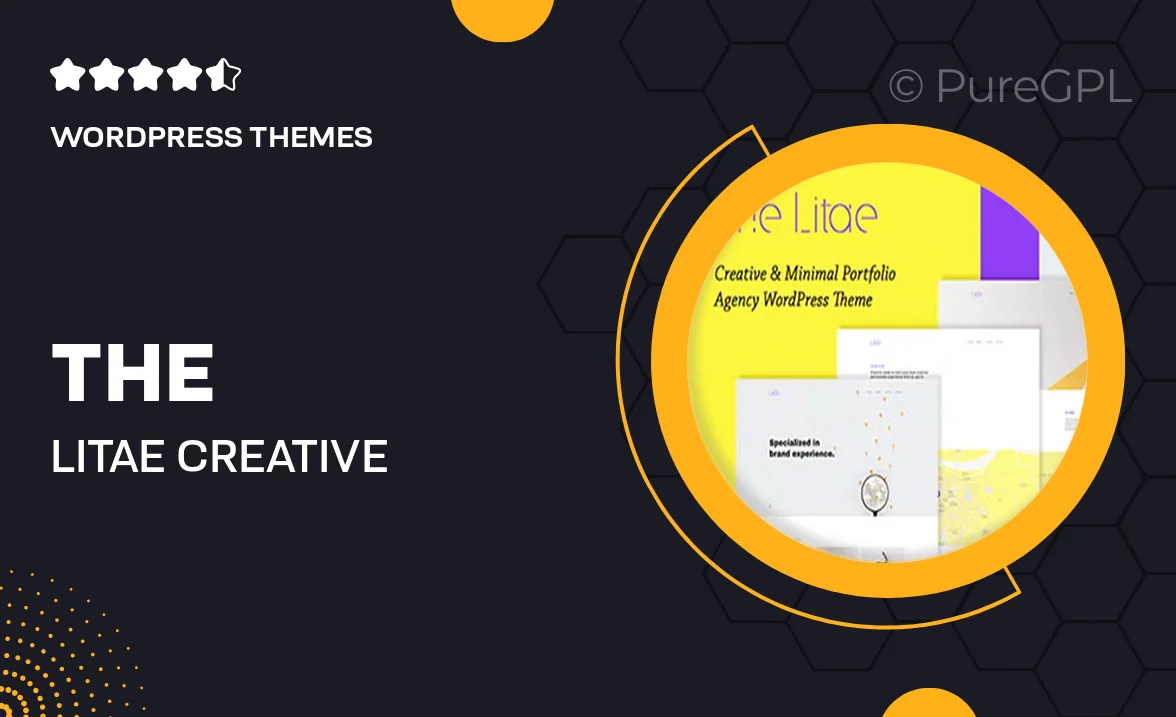 The Litae – Creative & Minimal Portfolio WordPress Theme