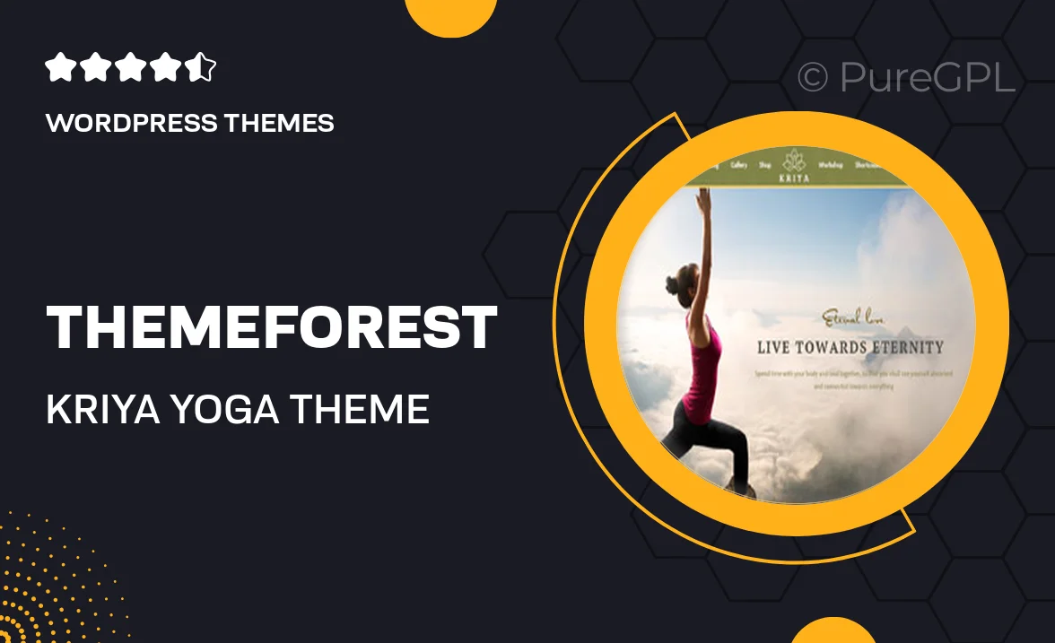 Themeforest | Kriya – Yoga Theme