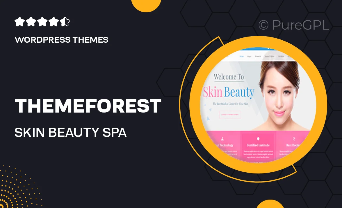 Themeforest | Skin Beauty – Spa WordPress