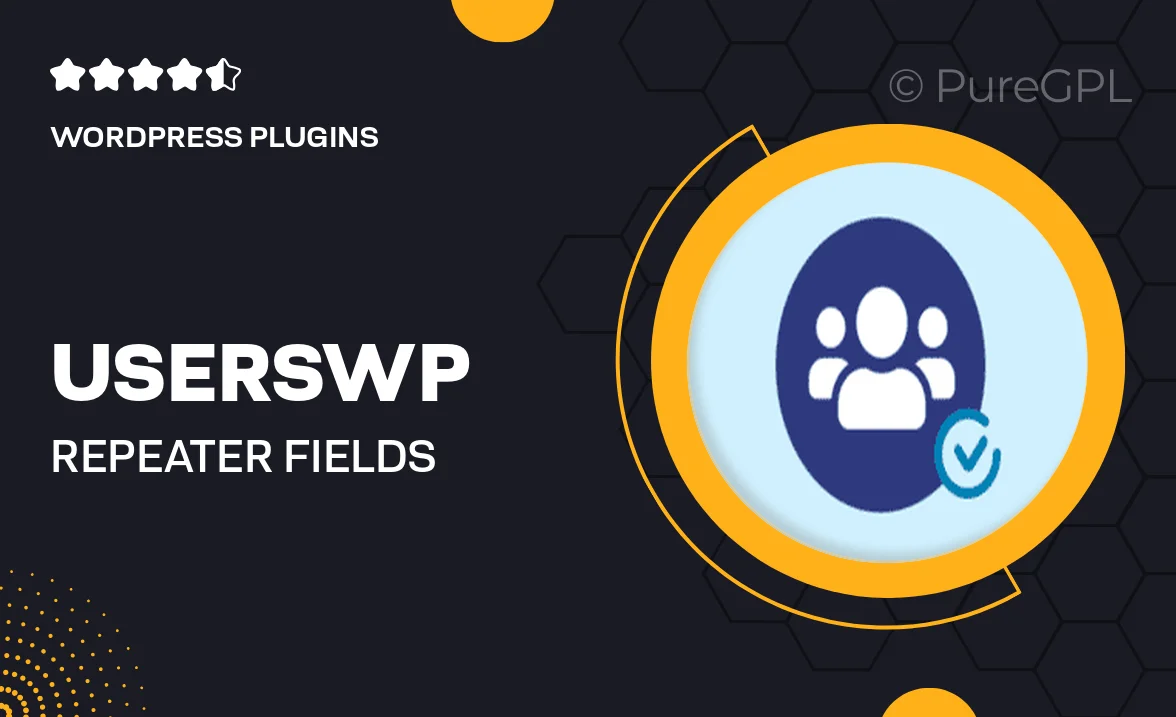 Userswp | Repeater Fields