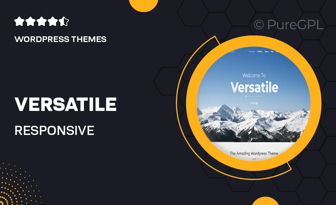 Versatile – Responsive Multi-Purpose WP Theme