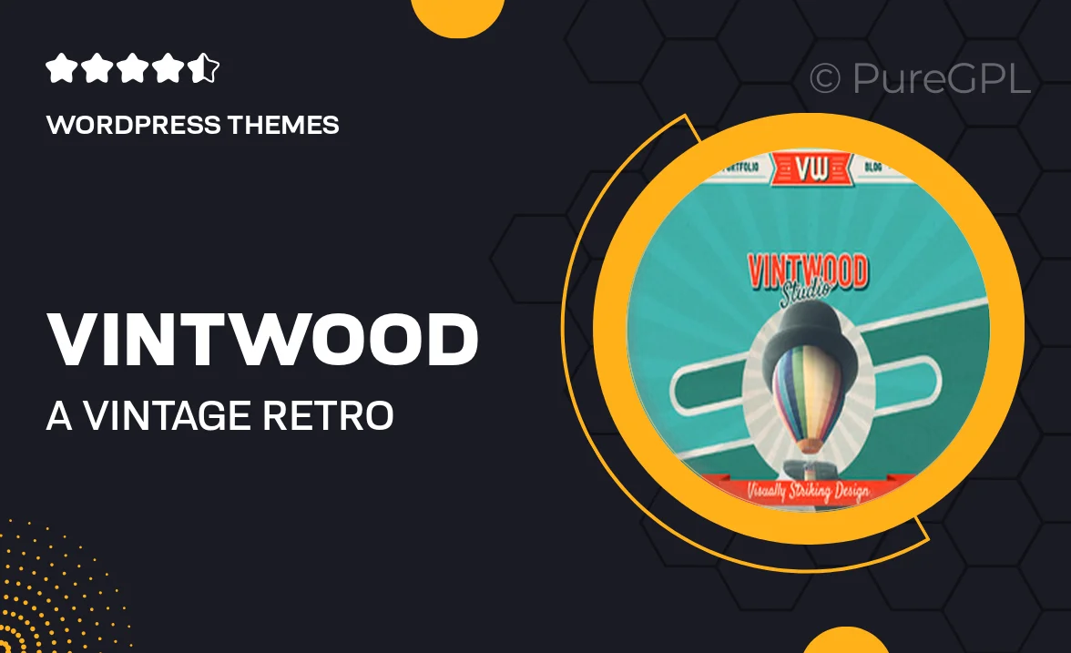 VintWood – a Vintage, Retro WordPress Theme