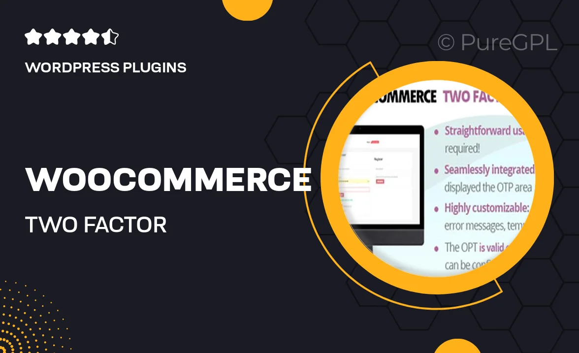 WooCommerce Two Factor Authentication