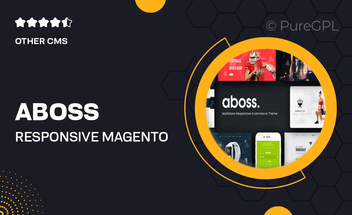 Aboss – Responsive Magento Theme