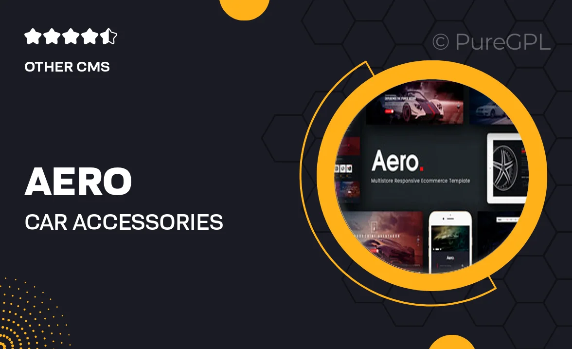 Aero – Car Accessories OpenCart 3.x Theme