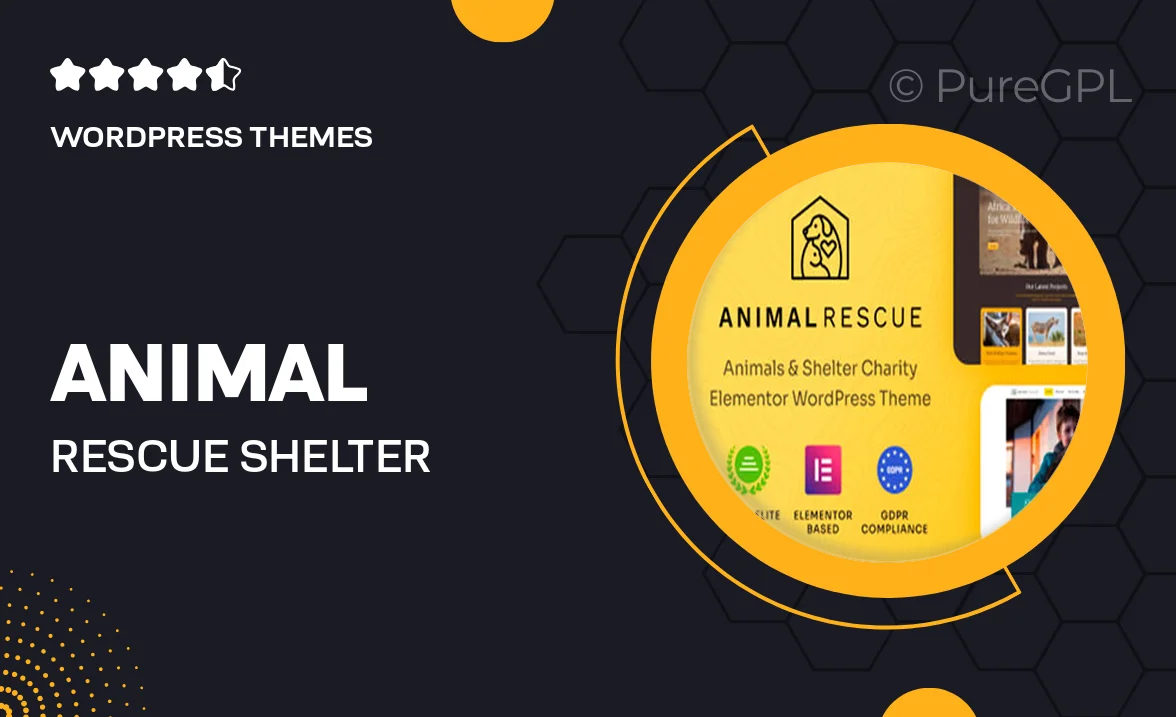 Animal Rescue – Shelter Charity WordPress Theme