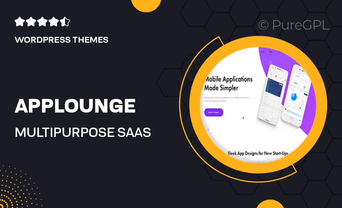 AppLounge – Multipurpose SaaS WordPress Theme