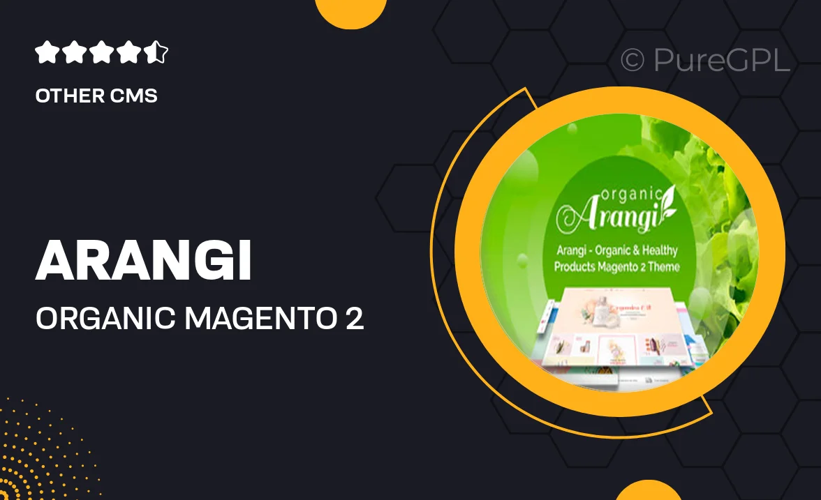 Arangi – Organic Magento 2 Theme