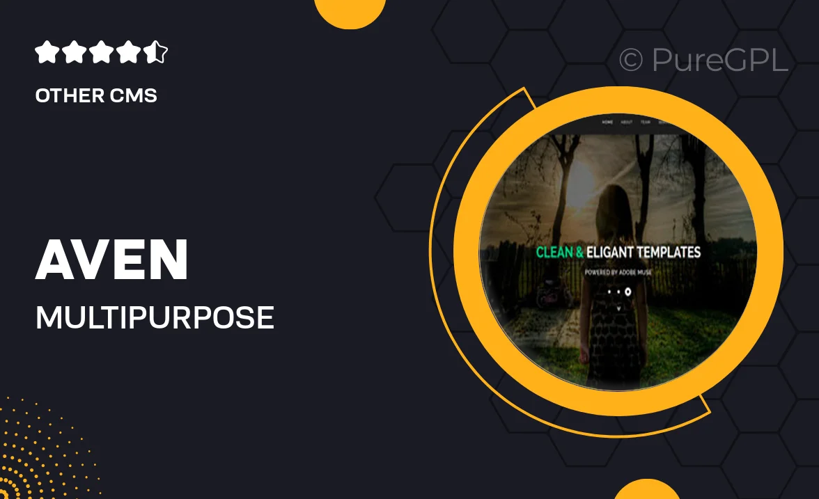 Aven – Multipurpose Parallax Muse Template