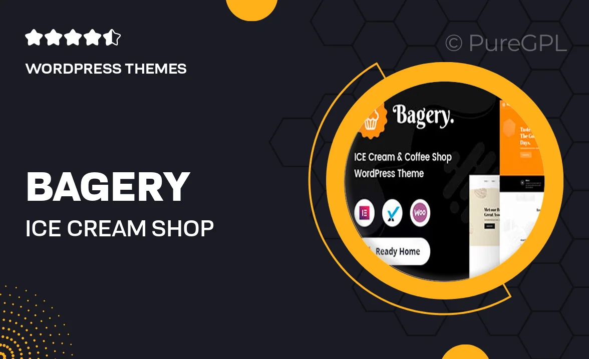 Bagery – Ice Cream Shop WordPress Theme