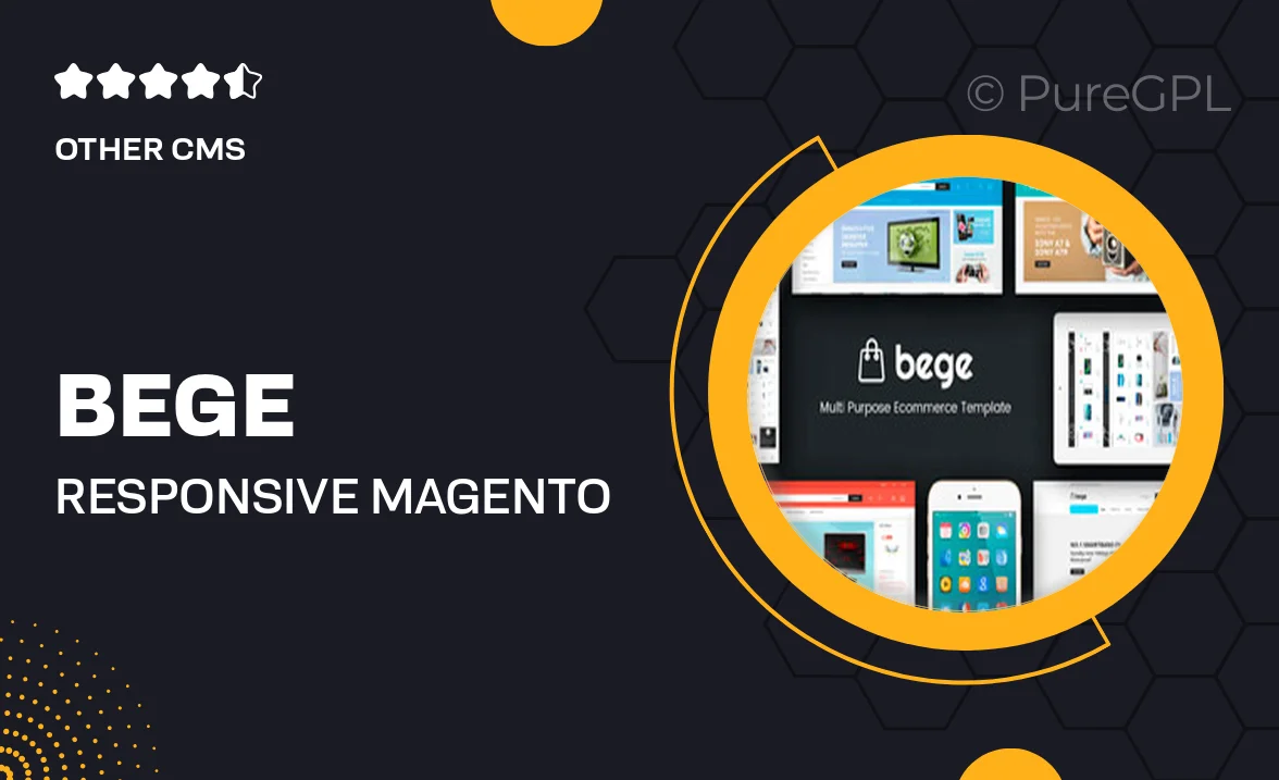 Bege – Responsive Magento Theme