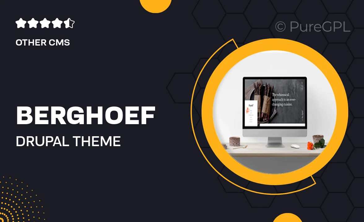 Berghoef – Drupal Theme