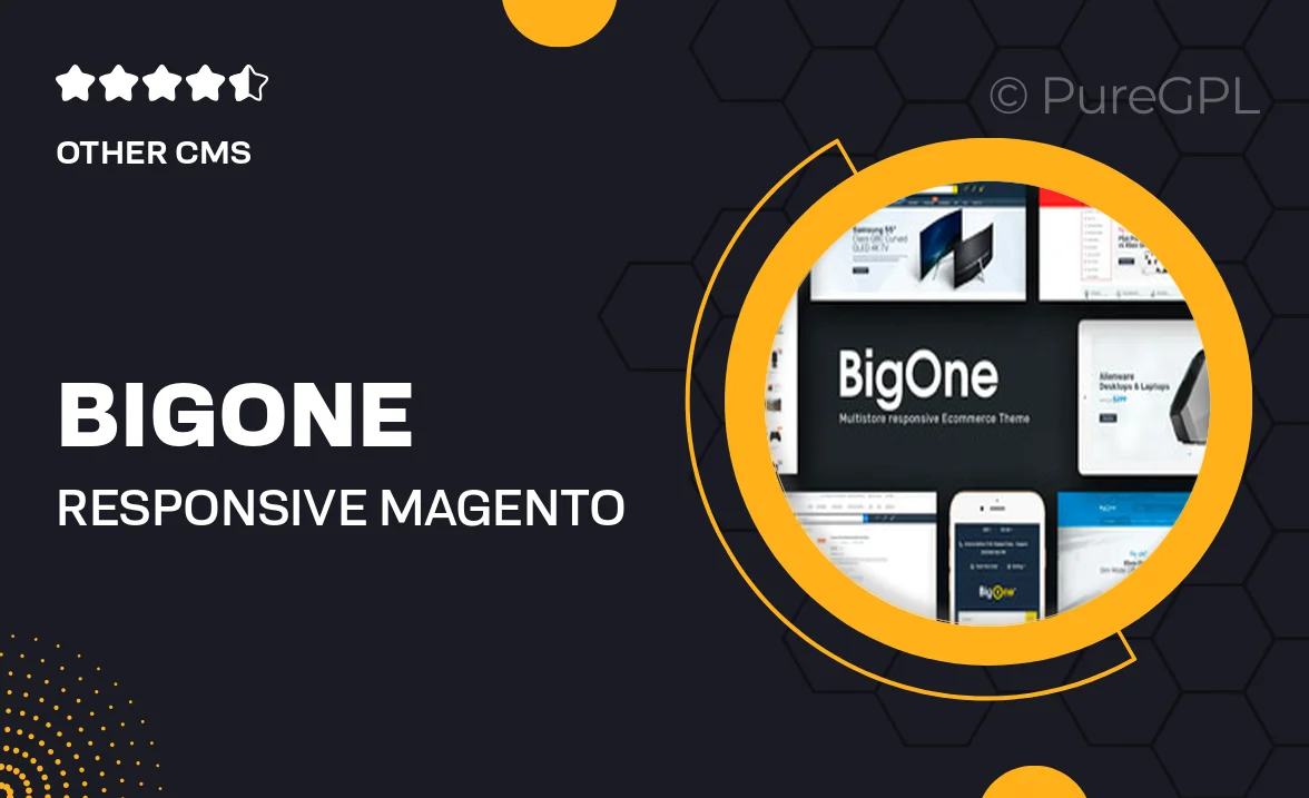 Bigone – Responsive Magento Theme