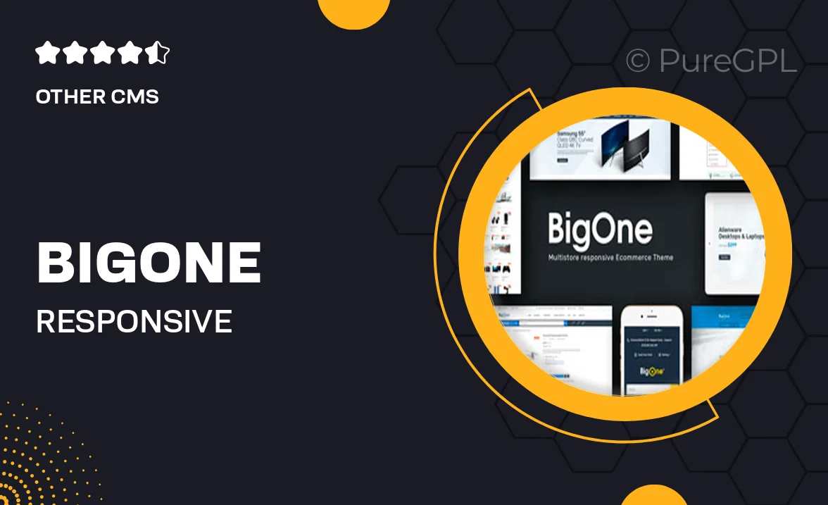 Bigone – Responsive Prestashop Theme