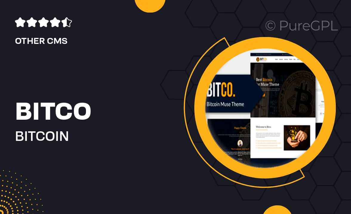 Bitco – Bitcoin, Cryptocurrency Muse Template YR