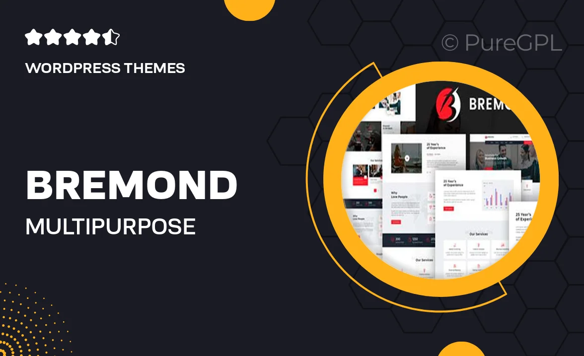 Bremond – Multipurpose Business Consulting WordPress Theme