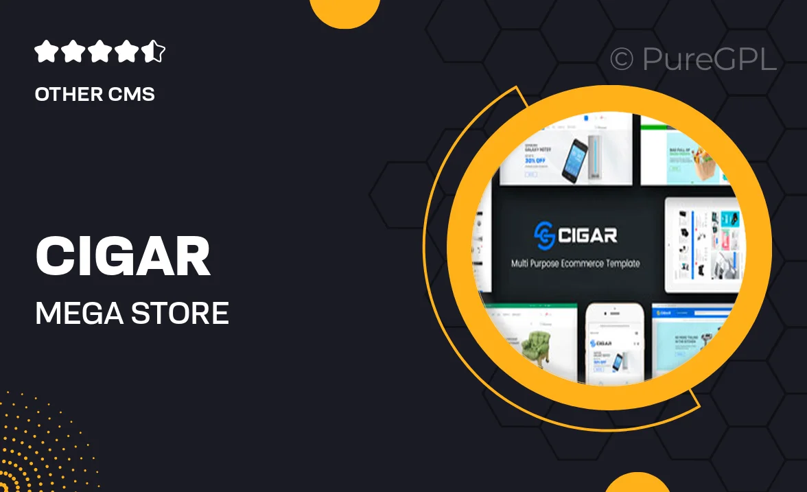 Cigar – Mega Store Responsive Magento Theme