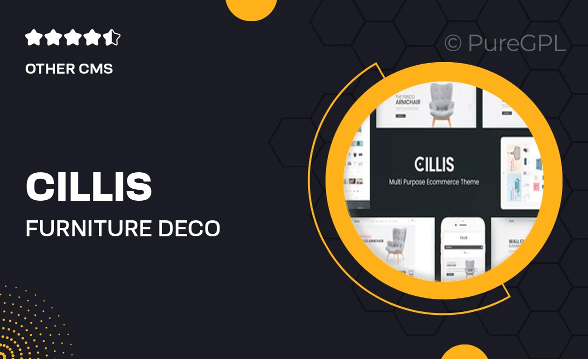 Cillis – Furniture & Deco Prestashop Theme