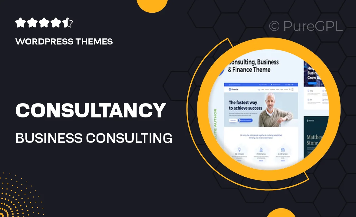 Consultancy – Business Consulting WordPress Theme