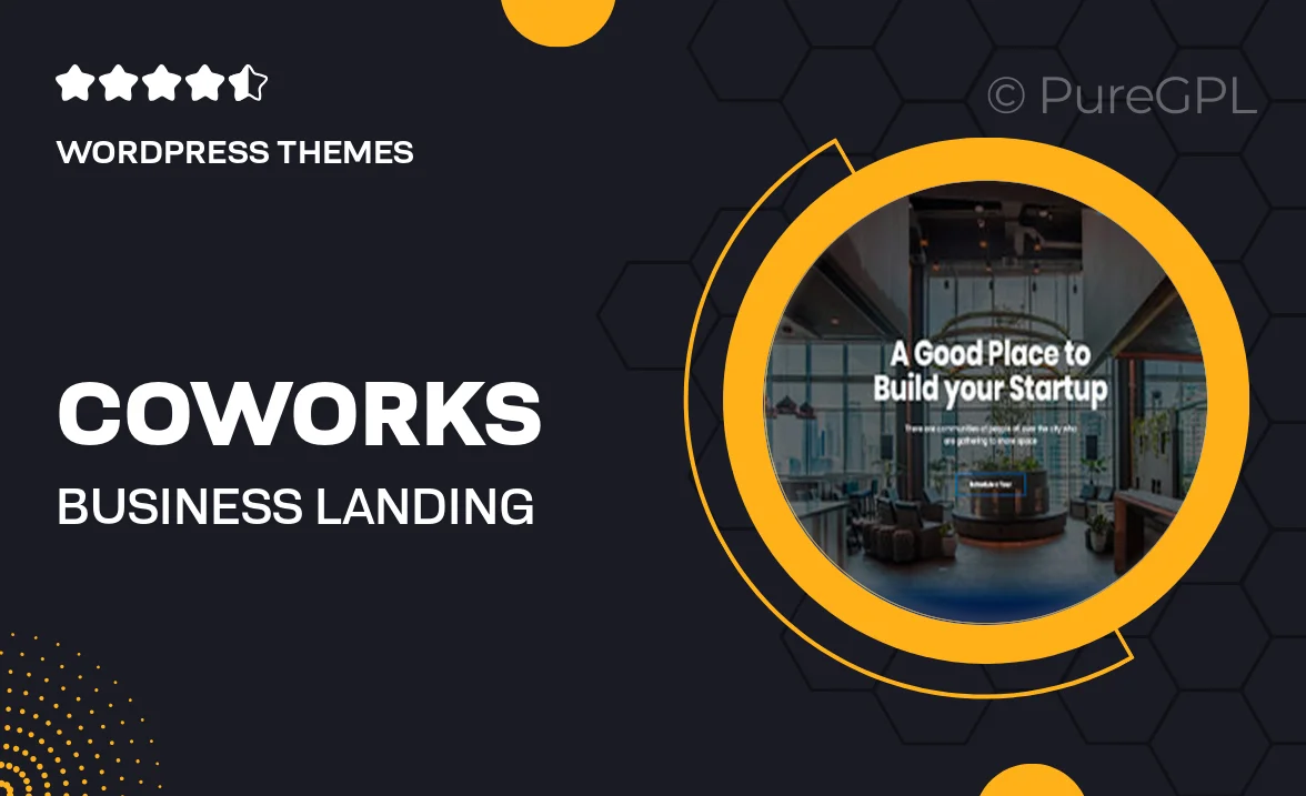 Coworks – Business Landing Page