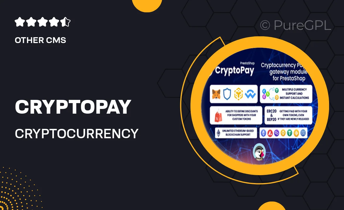 CryptoPay – Cryptocurrency payment module