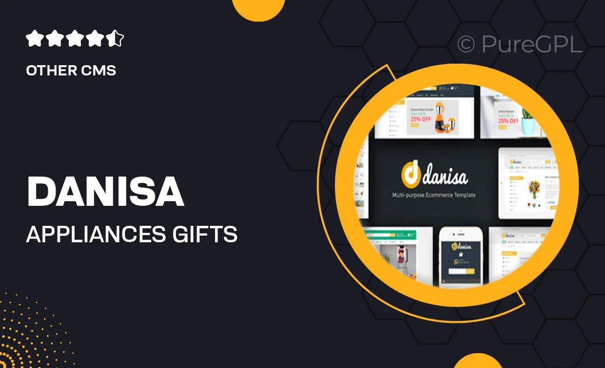 Danisa – Appliances, Gifts, Flower Magento Theme