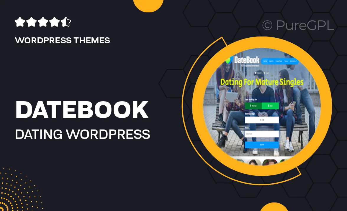 DateBook – Dating WordPress Theme