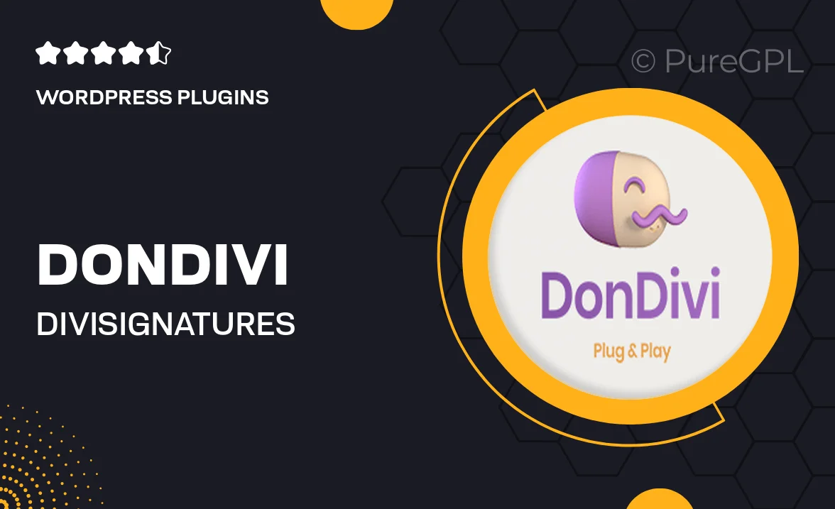 DonDivi | DiviSignatures