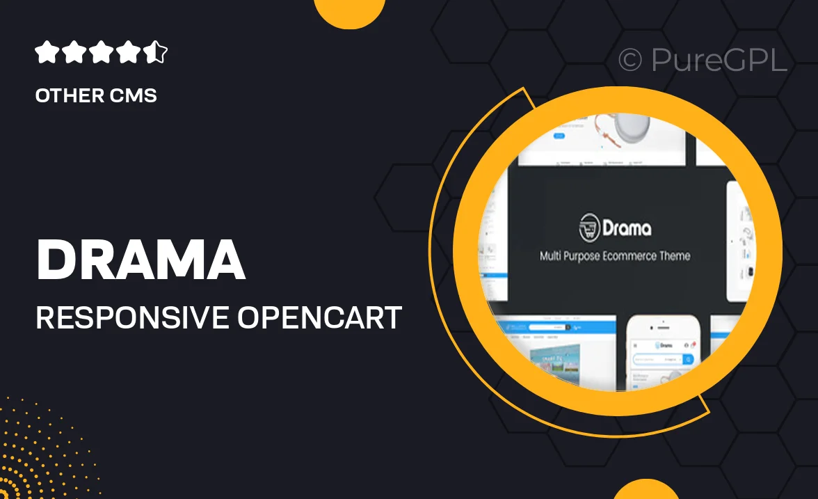 Drama – Responsive OpenCart Theme