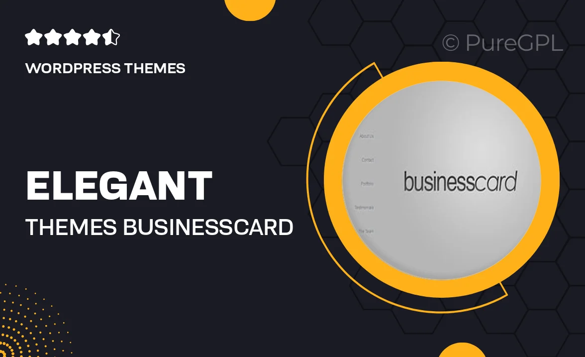 Elegant themes | BusinessCard